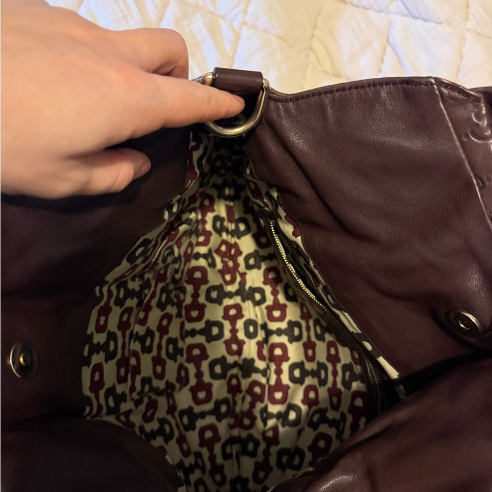Gucci Hysteria hobo bag in brown leather with gold-tone hardware accents - Picture 5 of 6
